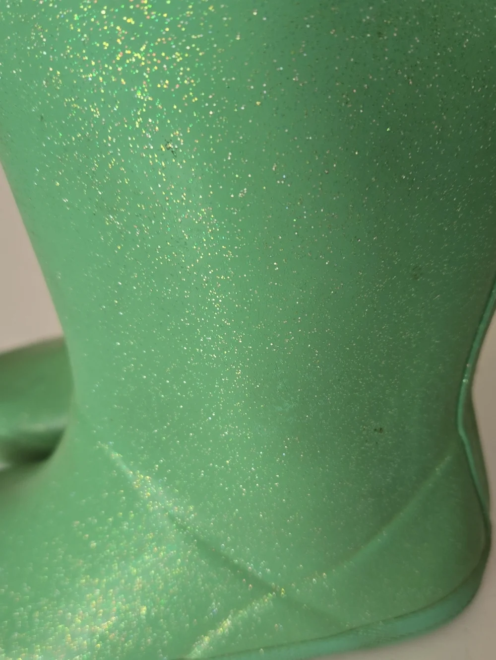 Hunter Kids Green Glitter Rain Boots Sparkle EU28 US 10 Toddler